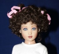 Short Super Curly Wig size 7, Brown