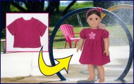 Free PDF Tee Shirt Pattern for 18" Dolls