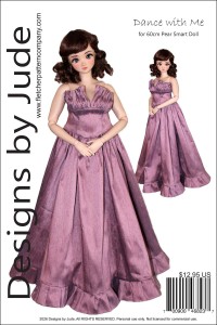 Dance with Me Gown for 60cm Pear Body Smart Doll Printed