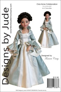 Enchanted Gown Pattern for 12" Anns Doll Printed