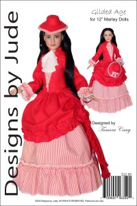 Gilded Age for 12" Marley Dolls Printed
