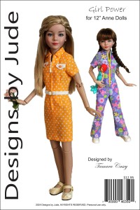 Girl Power for 12" Anne Dolls Printed