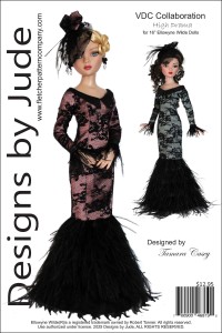 High Drama for 16" Ellowyne Printed