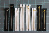 10cm/12cm Closed End Metal Tooth Zipper