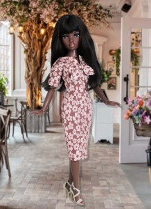 Floral Socialite Dress for 16" Ellowyne & Neema Dolls Dolls 