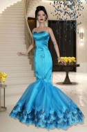 Satin Celebrate Gown for 16.5" RTB102 Lacie Dolls 