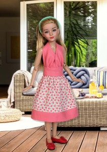 Summery Floral Dress for 12" Anne Dolls 