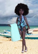 Tropical Days Swim Suit & Towel for 16" Ellowyne & Neema