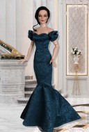 Teal Celebrate Gown for 16.5" RTB101 Grace Dolls 