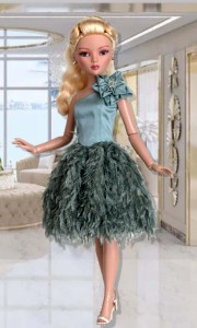 Silk Bubble Dress for 16" Ellowyne & Neema Dolls 