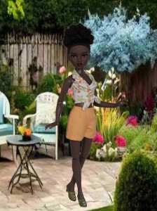 Floral Halter Top & Shorts for 16" Ellowyne & Neema Dolls 