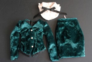 Teal London Luxe Outfit for 16" Ellowyne & Neema Dolls 