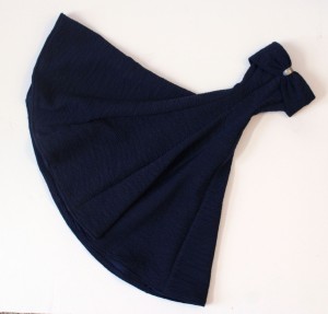 Floor-length Navy Gown for 18" Kitty
