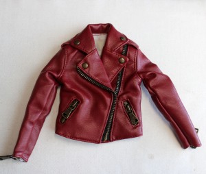 Burgundy Leather Jacket for 16.5" RTB101 Dolls