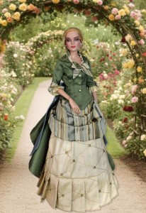 Cool Tones Wishing Dress Ensemble for 16.5" RTB101 Grace Dolls 