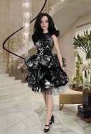 Black & Silver Party Dress for 16.5" RTB101 Grace Dolls 