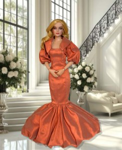 Warm Autumn Show Stopper Ensemble for 16.5" RTB101 Grace Dolls 