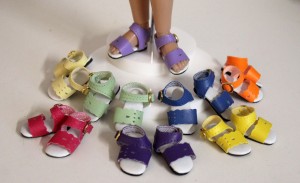 Summer Sandals for 12" Dolls (37mm), Shown of Patience & Senson