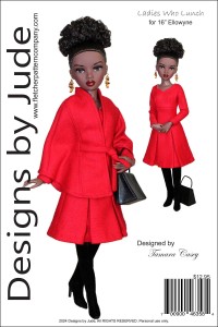 Ladies Who Lunch for 16" Ellowyne Dolls Printed