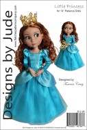 Little Princess for 14" Patience Dolls Printed