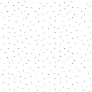 Kimberbell Basics : Teal on White Tiny Dots - #MAS8210-WQ - Kimberbell Designs