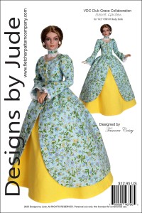 VDC Secret Garden for 16.5" RTB101 Dolls Printed