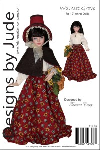Walnut Grove for 12" Anne Dolls Printed