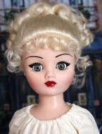 Annabelle Curly Updo Wig, size 8-9, Bleach Blonde