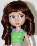 Ringlet Wig with Bangs size 9, Auburn