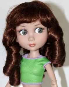 Ringlet Wig with Bangs size 9, Auburn