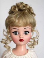 Updo Wig w Bangs & Ringlets size 9, Blonde