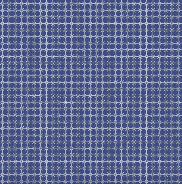 Summertime Cross Hatch Fabric Blue by Maywood 1/4 yard