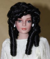 Off Black Ringlet Mohair Wig size 5-6, Breanna