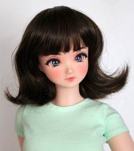 Flippy Wig with Bangs size 8, Dark Brown