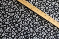 Fabric Lovers Timeless Treasures, Buttons - Charcoal