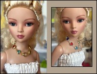 Colorful Heart String Necklace - 16" Dolls