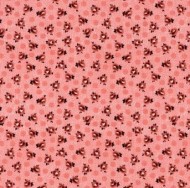 Treasures from the Attic - Rosy Pink Floral Calico 1/4 yard