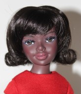 Retro Mod Wig with Flip, Size 6-7, Dark Brown, Libby