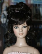 Lydia Updo Wig w Bangs size 7-8, Dark Brown