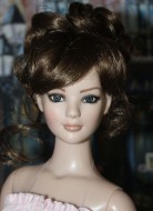 Lydia Updo Wig w Bangs size 7-8, Brown