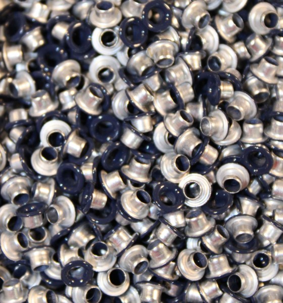 1/8" Navy Blue Eyelets