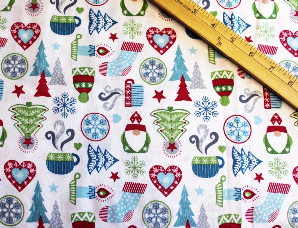 Christmas Fabric by Lewis & Irene
