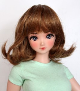 Flippy Wig with Bangs size 8, Strawberry Blonde