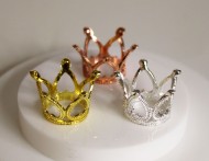 Small Metal Doll Crown, 1:6 Scale for Barbie Size Dolls