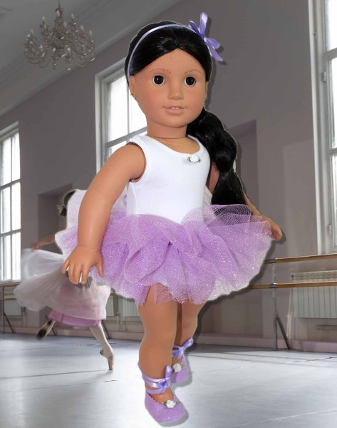 Free PDF Ballerina Pattern for 18" Dolls