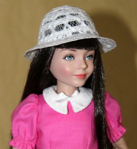 White Woven Hat, 1/4 Scale