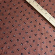 Fabric 1/2 Yard, Prairie Dry Goods by Pam Buda Waves Rust